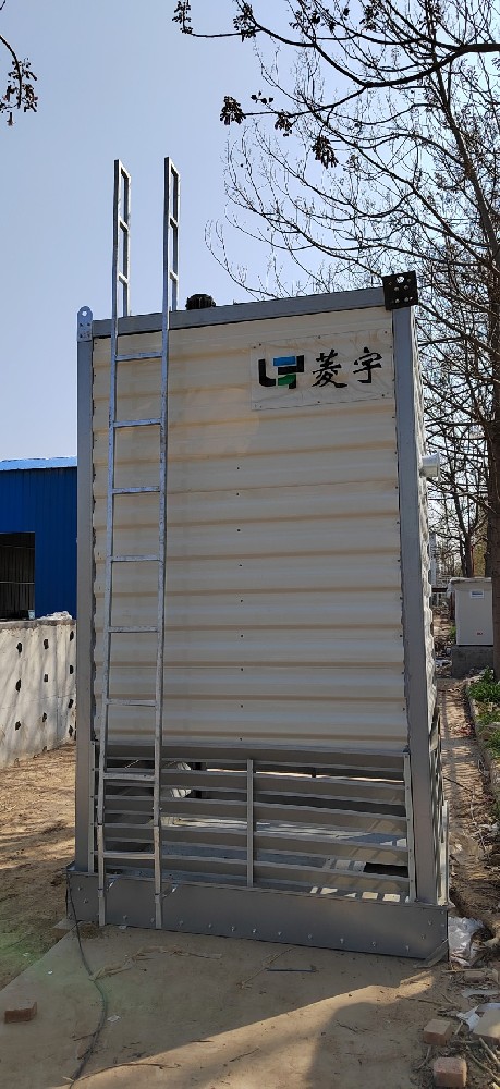 河南開封LYN--80T的菱宇方形逆流式鈑金冷卻塔